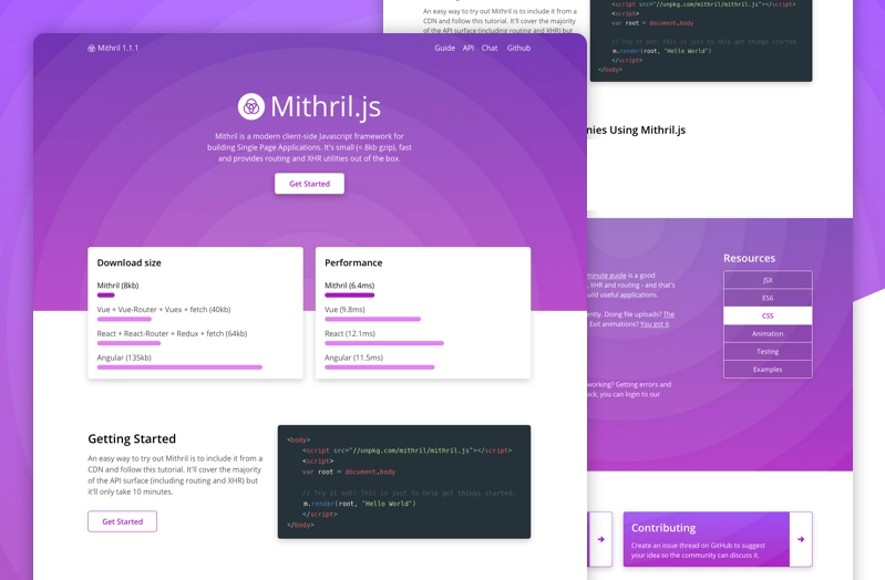 mithril.js